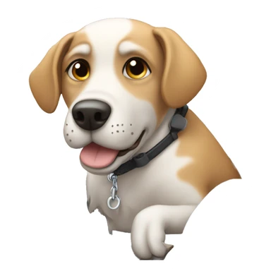 dog in a wheelchair sticker