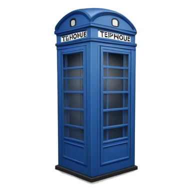 cabine téléphonique londre azul sticker