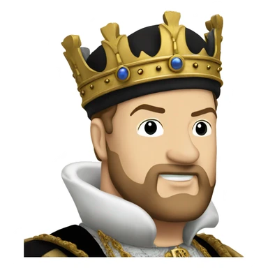 king Henry VIII pointing sticker