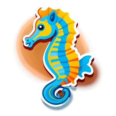Sea horse  sticker
