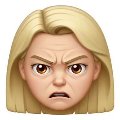 angry female aged 10 emoji sticker