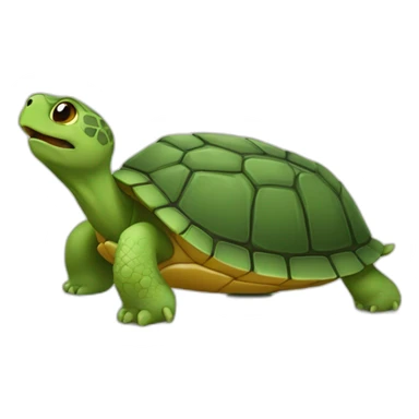 Chat sur tortue sticker
