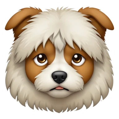 Distressed dog sticker