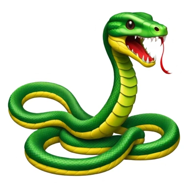 Viper toxic snake with poison sticker