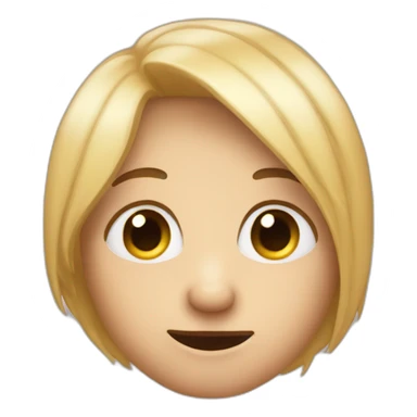 Ask something but with a shy face sticker