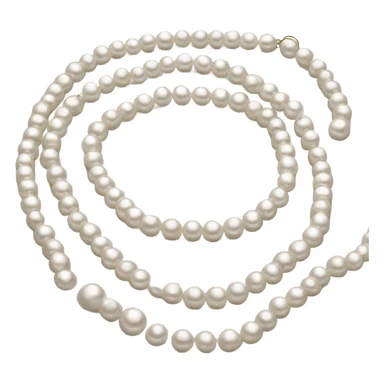 pearl necklace sticker