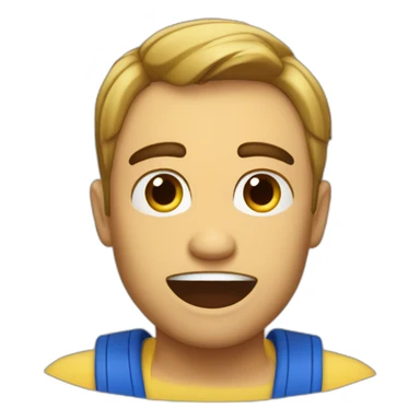 Cara de sorprendido con boca abierta sticker