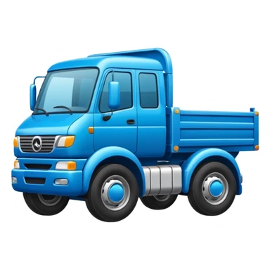 puedes crear unemojis de una tractocamion articulado sticker