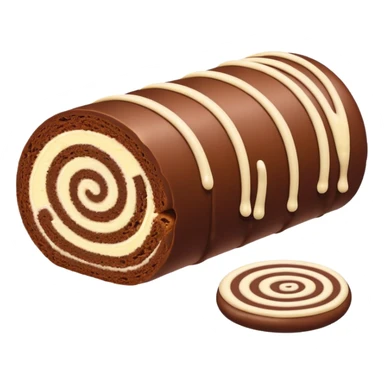 Swiss cake roll sticker