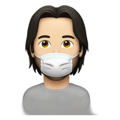 Keanu Reeves with diaper sticker