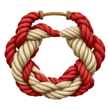 Rope Knot – decorative Shibari knot. sticker
