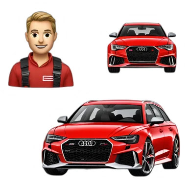 Audi rs6 sticker