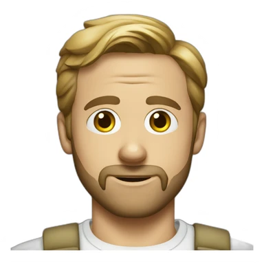 Ryan gosling in the movie drive sticker