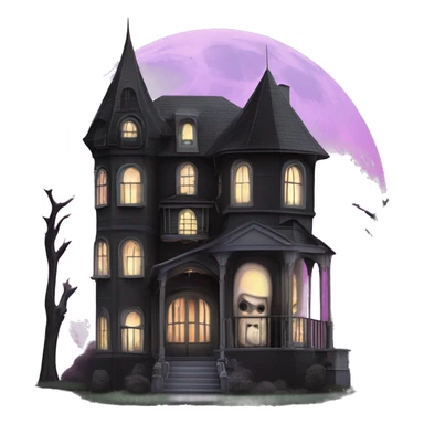 Darth Vader and Barbie’s seriously dusty disturbing disgusting ghostly haunted horror dream house mansion  sticker