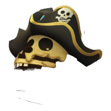 pirate shipwreck sticker