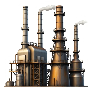 oil refinery rust free sticker