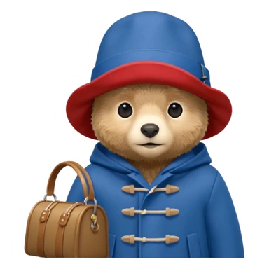 Paddington bear sticker
