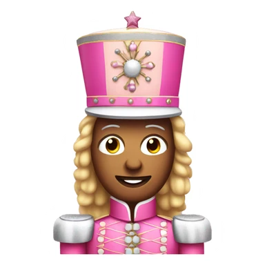 Pink nutcracker sticker