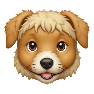 jackapoo (jack ruseel terrier + poodle) cute little kind of crusty dog but super cute, blondeish with cute little snout sticker