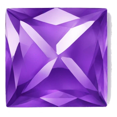 X-letter-in-purple-diamond sticker