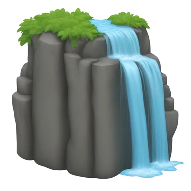 water falls sticker