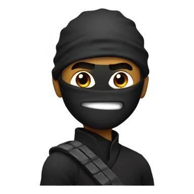 Ninja with a low taper fade sticker