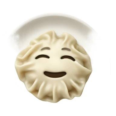 dumplings on a plate sticker