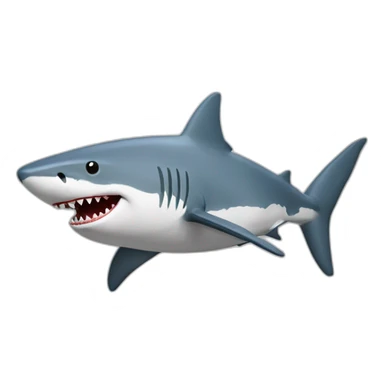 Nuggets shark sticker