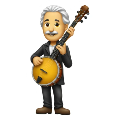 Vivaldi standing banjo banjo sticker