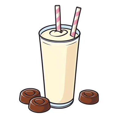 Milk duds candy sticker