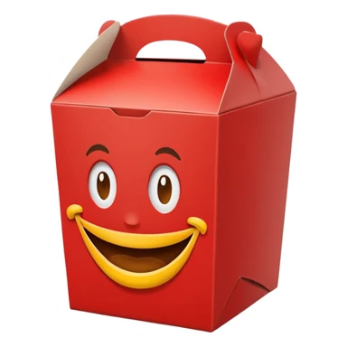 happy meal box sticker