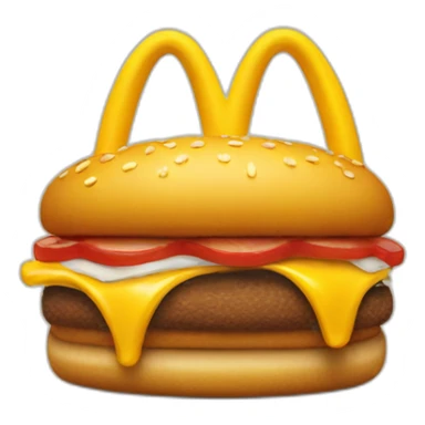 mcdonalds logo sticker