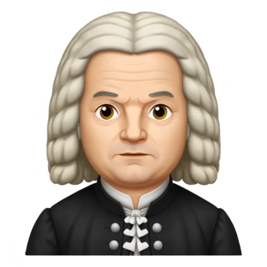 johann sebastian bach german sticker