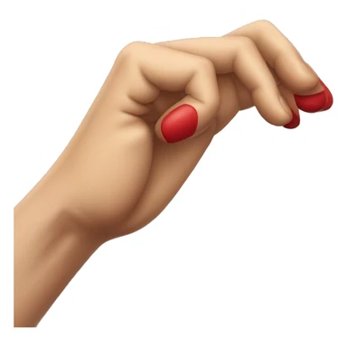 Mano cerrada con pulgar arriba, ok chispas rojas arriba sticker