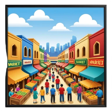 world market sticker