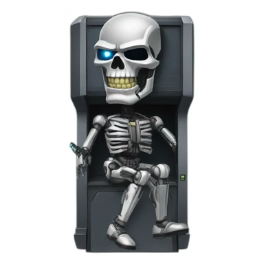 arcade cabinet terminator sticker