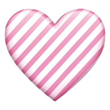Corazón rosa vichy sticker