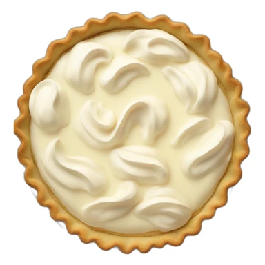 Cream pie sticker
