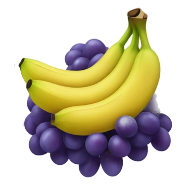Bananas as grapes sticker