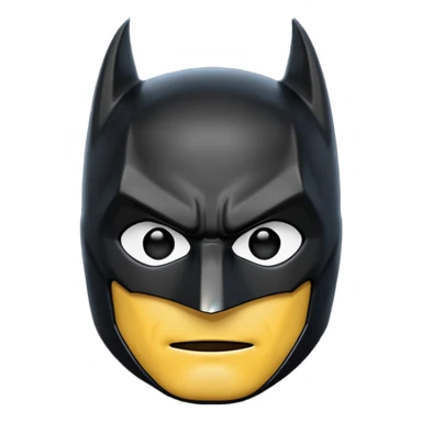 Batman themed emoji sticker