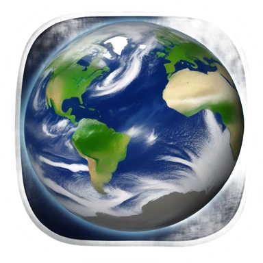 the earth seen from the moon sticker