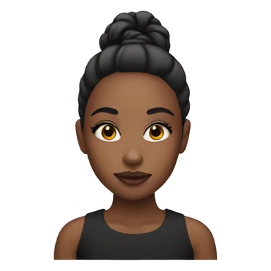 Girl with makeup  sticker