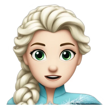 Angry Elsa sticker