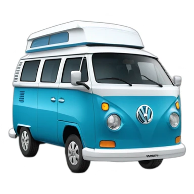 VW T6.1 California ocean campervan oceanblue white sticker