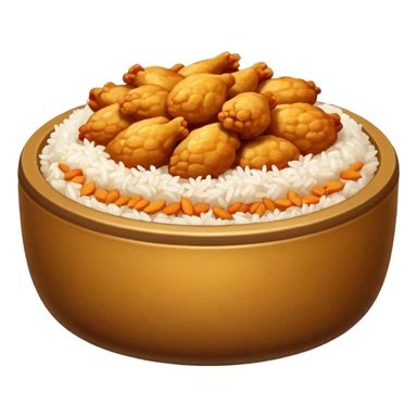 lunch rice with chicken sticker