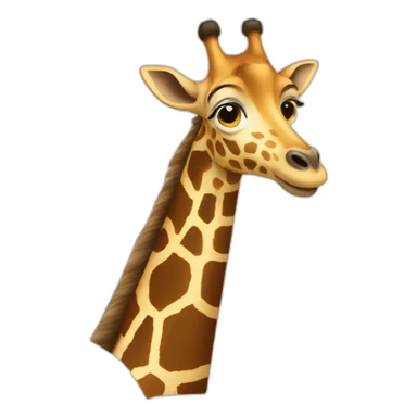 earth girafe sticker