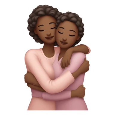 lesbian cuddles pink sticker