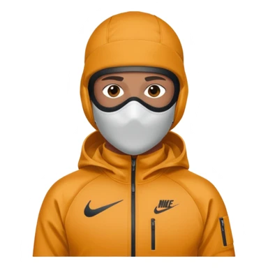 nike tech tracksuit clothing and ski mask sticker