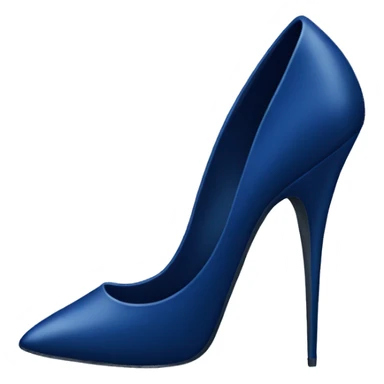 dark blue stiletto sticker