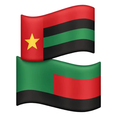 Pan African flag sticker